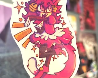 Pegatina de Undertale con besos lindos de Mew mew