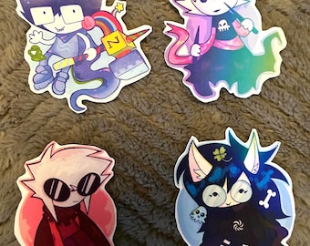 Homestuck beta kids sticker set