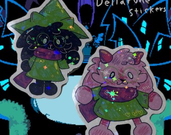 Pegatinas Ralsei: Set de dos piezas