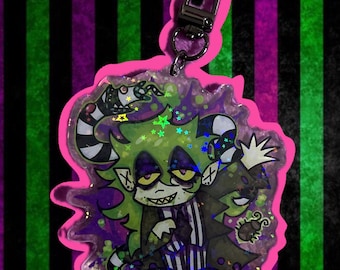 Llavero acrílico de Beetlejuice
