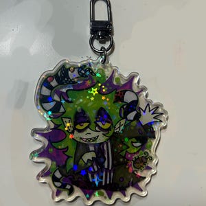 Beetlejuice Keychain: Custom 3-Inch Charm