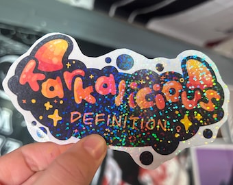 Pegatina de fan de Homestuck con la definición de Karkalicious