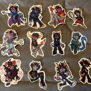 Homestuck troll sticker pack