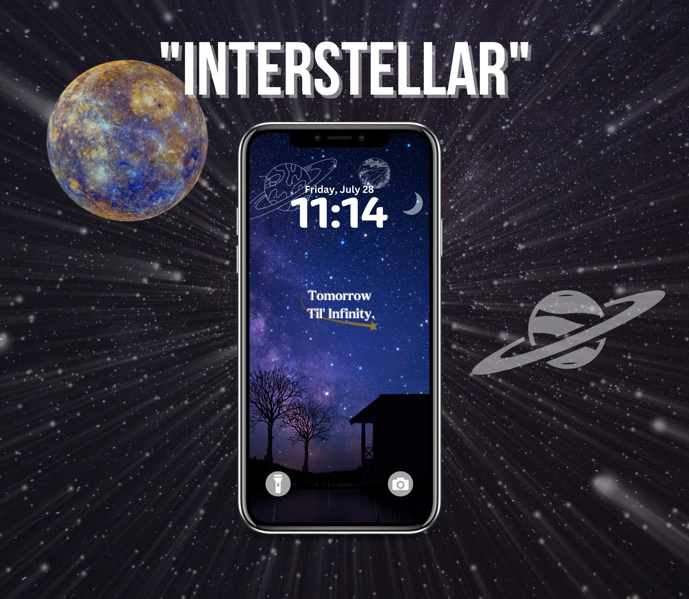 3 Minimalist Galaxy Wallpapers for Iphone. Space, Galaxy, Aesthetic