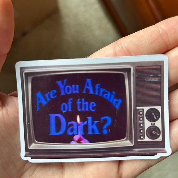 Are You Afraid of The Dark - Retro TV Sticker - 1 Sticker