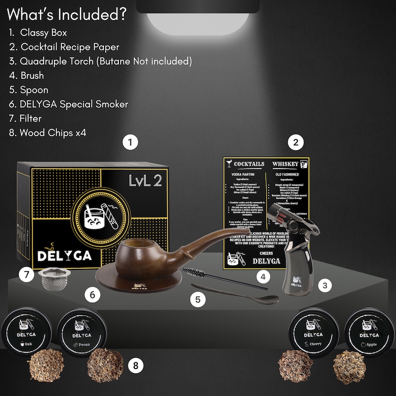 DELYGA Cocktail Smoker - Thumbnail 2