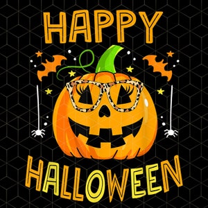 Trick Or Treat Halloween Png, Pumpkin Happy Halloween 2023 Png, Pumpkin Png Instant Download