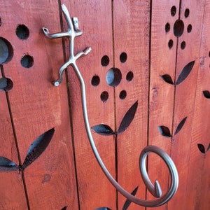 portavaso lucertola in acciaio inox