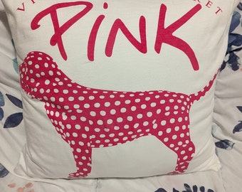 RARE Pink by Victoria's Secret Collectible Pillows With Washable Pillowcases. They are MINT CONDITION.
