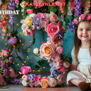 3. Geburtstag des Baby-Mädchens Digital Backdrops: Geburtstags-Baby-Hintergrund, Baby-Geburtstags-Geschenk-Kuchen Smash, alles Gute zum Geburtstag