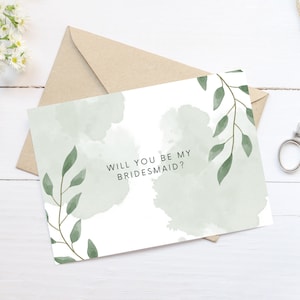 Bridesmaid / Maid of Honour / Flower Girl Proposal Set 5x7 Digital Download