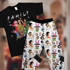 Burger Pyjamahose Für Kinder 6-14 Jahre - Weiche Lounge Hose Cartoon Design