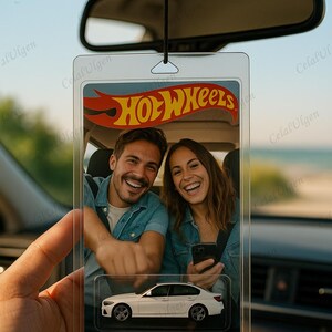Custom Hot Wheels Best Friend Card – Personalized Photo Car Gift for BFF, Funny Friendship Keepsake, Unique Gift for Besties