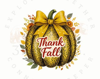Trendy Fall PNG: Leopard Pumpkin Sublimation Design (Digital Download)