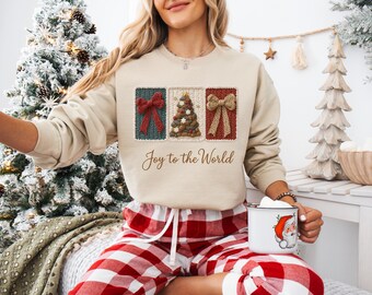 Faux Yarn Christmas PNG Sublimation Design (Digital Download)