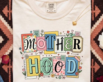 Motherhood PNG | Scrapbook Collage Mom Sublimation Design | Mother's Day Shirt DTF Digital Download