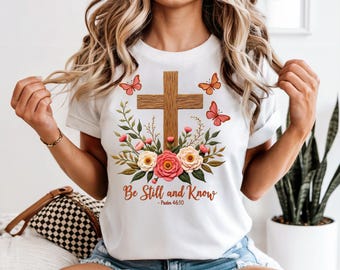 Christian Shirt PNG Faux Yarn Sublimation Design (Digital Download)