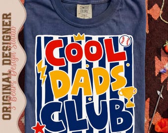 Dads Club PNG | Father's Day Sublimation Design (Digital Download)