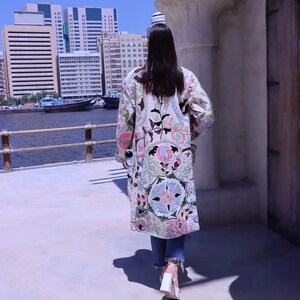 Long vintage suzani jacket Kyoto