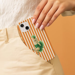 Whimsical Cat Slim Phone Case, Cute Phone Protector, Cat Lover Gift, Unique Pet-Themed Accessory, Fun Phone Cover for Special Occasions