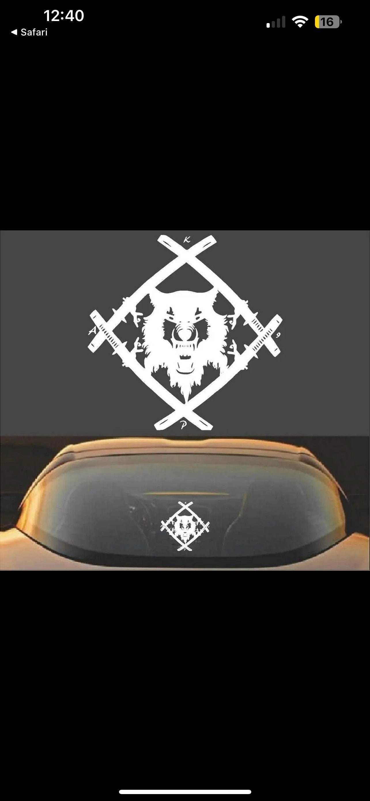 XAVIER WULF DECAL Etsy
