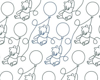 Winnie with Balloon Longarm and Embroidery Pantograph