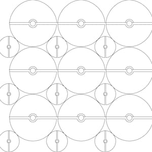 Monster Catching Ball E2E Digital Longarm Pantograph