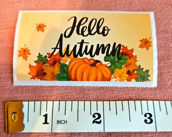 Fall Themed Package Labels Stickers - Set of 10