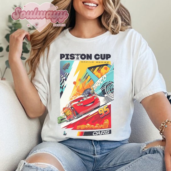 Piston Cup Lightning McQueen Shirt, Lightning McQueen Number Back, Disney Cars shirt, Piston Cup Tee, Cars Land Shirt