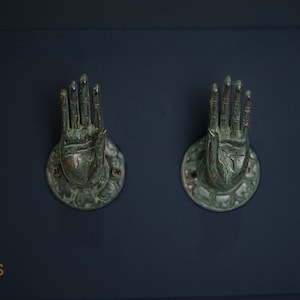 Unique Pair Hand Hook, Halloween Gift, Holiday Decor, Gift Idea, Wall Hook, Akash Mudra Hand, Gifts for him, gifts for her, Holiday Gift