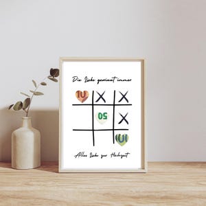 cadeau en espèces numérique pour un mariage | Cadeau de mariage de dernière minute à télécharger immédiatement | idéal pour l'argent ou les bons d'achat | TikTok | Cœur