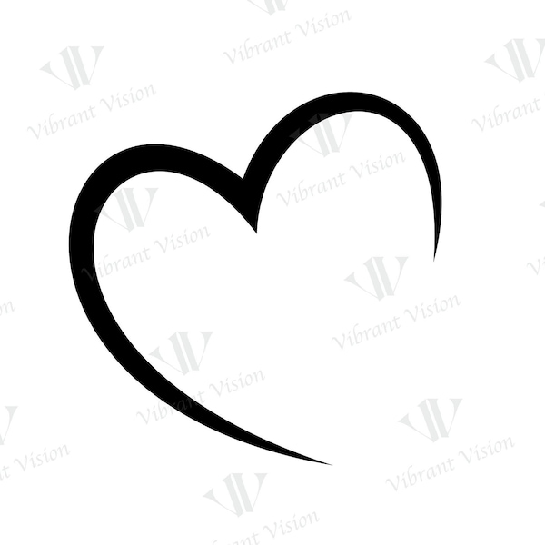 Heart Shape SVG, Name Frame svg, Valentine Heart svg, Open Heart Svg, Love Svg, Cut Files, Cricut