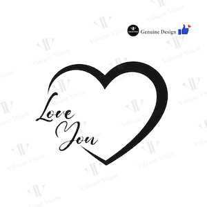 Heart Shape SVG, Name Frame svg, Valentine Heart svg, Open Heart Svg, Love Svg, Cut Files, Cricut