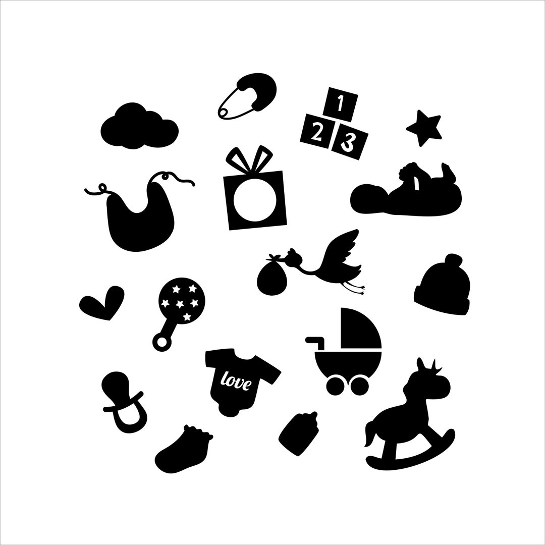 Baby Shower SVG Newborn Svg Nursery Svg Baby Toys Svg DIY Etsy