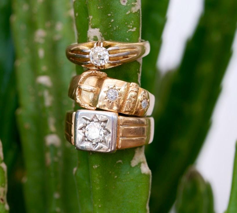 ヴィクトリア朝　ダイヤモンド　アンティークリング ビクトリア朝のダイヤモンドバックルリング - Etsy 日本