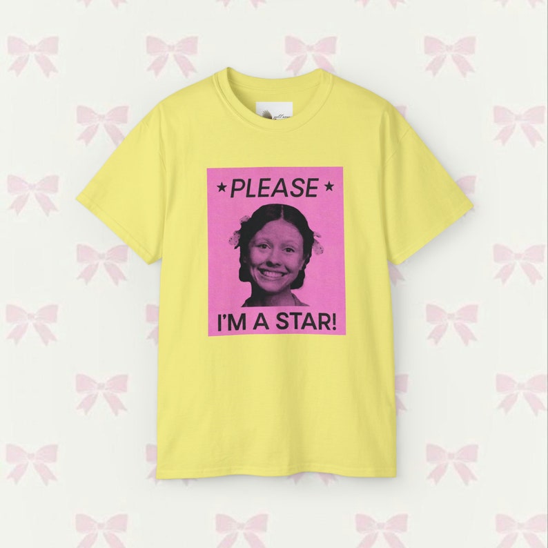 Please Im A Star Pearl Unisex Heavy Cotton Tee Coquette Cute Etsy UK
