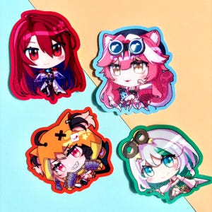 Hololive Justice Sticker Set 2.5&#39;&#39;