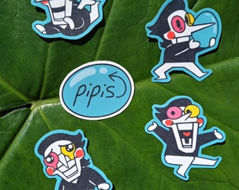 Juego de pegatinas de Spamton