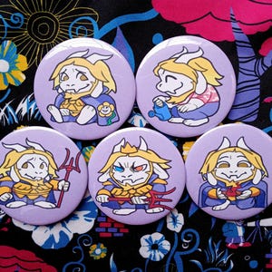 Asgore Pin Set