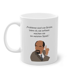 Funny mug office work - problems are like breasts - gift - colleague - colleague - boss - colleagues
