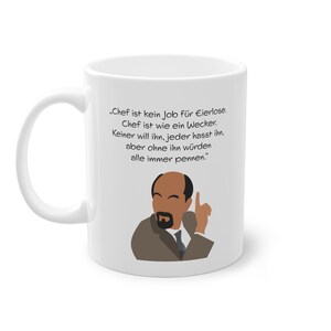 Funny mug office work - boss is not a job for eggless - gift - colleague - colleague - boss - colleagues