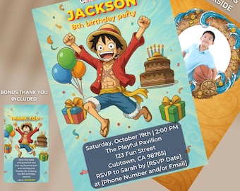 Bundle d'anniversaire, invitation modifiable, carte numérique une pièce, thème de la carte Evite, idée cadeau sur toile imprimable, faire-part de fête pour enfant, garçon, fille