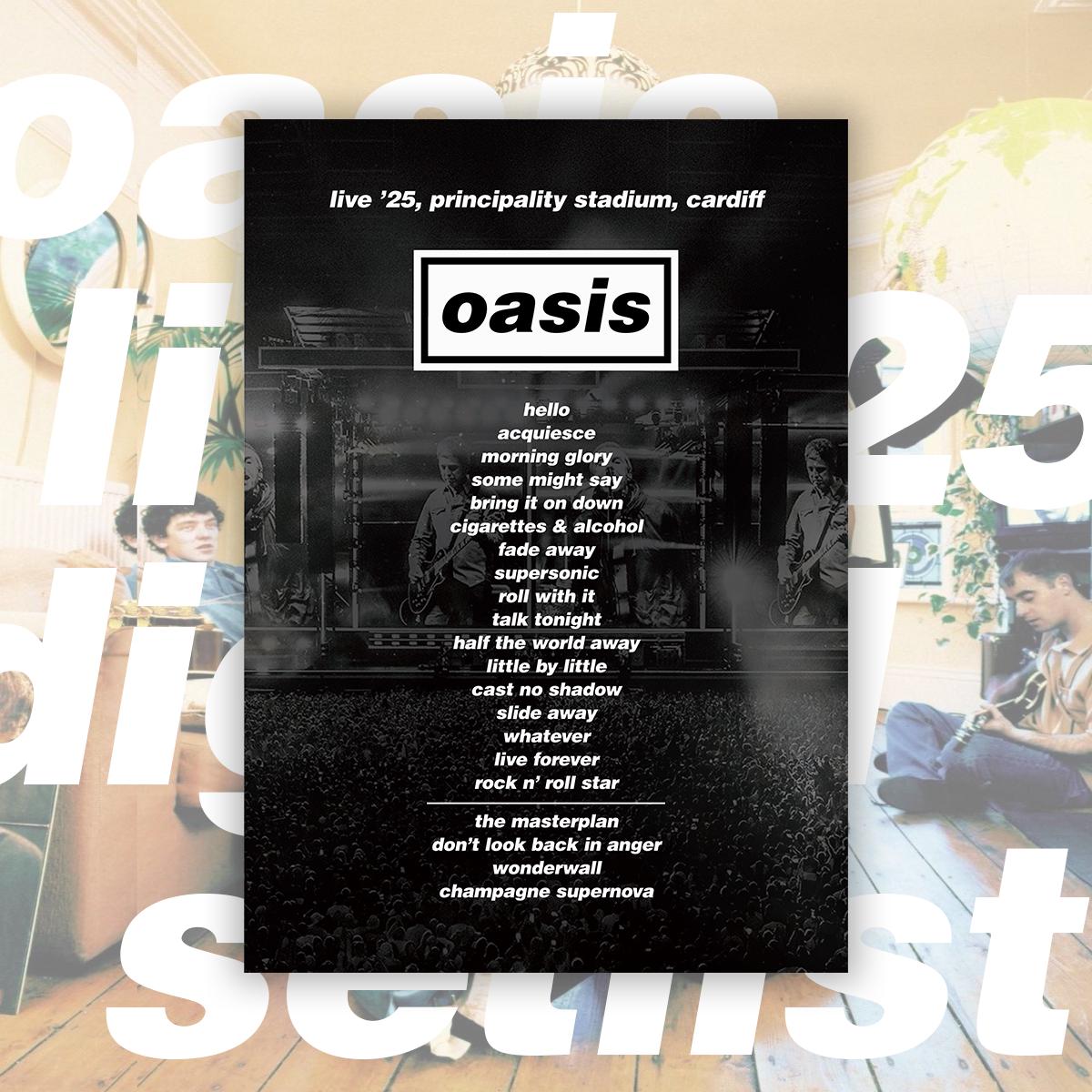 Oasis Poster Live 25 - Etsy