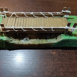 Diorama Bridge with rope