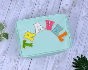 Custom Nylon Travel Bag | Personalized Toiletry, Makeup Bag