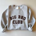 Big Bro Club Embroidered Sweatshirt, Sibling Reveal Outfit, Sibling Reveal Outfit Sweatshirt for Sibling Announcement, Gift for Baby