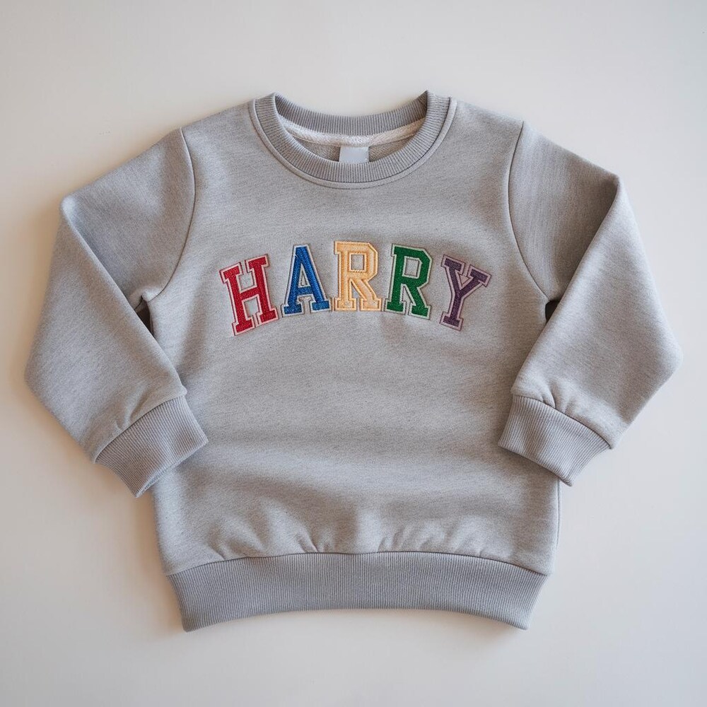 Sweatshirts For Girls,Custom Embroidered Kids Sweatshirt, Personalized Embroidered Sweatshirt For Kids, Sweatshirts For Boys, Gift For Kids Printfushion