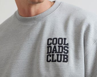 Cool Dads Club geborduurd sweatshirt, sweatshirt grappige echtgenoot, cadeau voor hem, Vaderdagcadeau, coole vader, vader sweatshirt, cadeau man