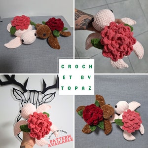 Flower Turtle crochet Pattern- easy to intermediate level