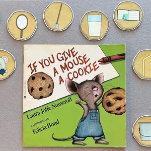If You Give a Mouse a Cookie by Laura Numeroff Felt Board Pieces